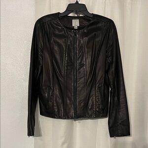 Chocolate Leather Blazer or Jacket